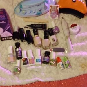 Assorted Nail Polish and Accessories Set